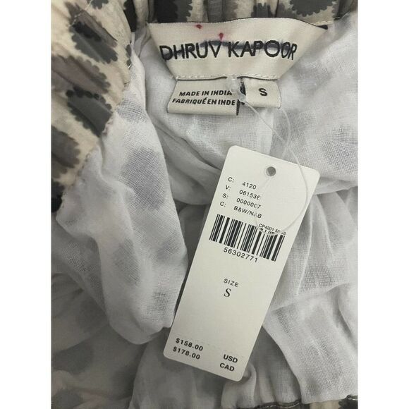 Anthropologie Dhruv Kapoor Kimmie Size Small Polka Dot A Line Midi Skirt - Picture 7 of 7